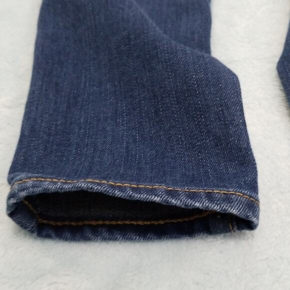 Levi's 710 Super Skinny Girls Star Jean's Size 14 Regular Silver Embroidered - Picture 6 of 8